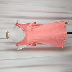 Athleta Max Out Side Tie Tank Coral Size S
